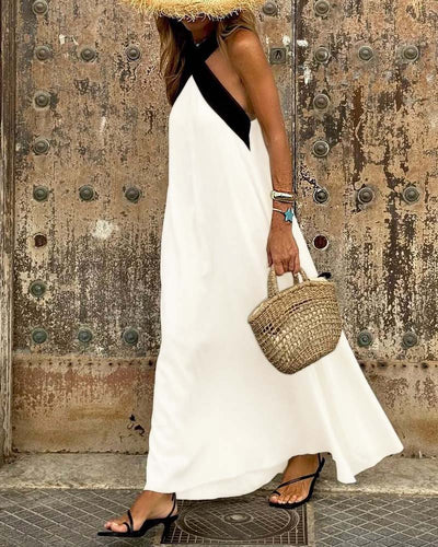 Dalina | Kleid mit Überkreuztem Ausschnitt