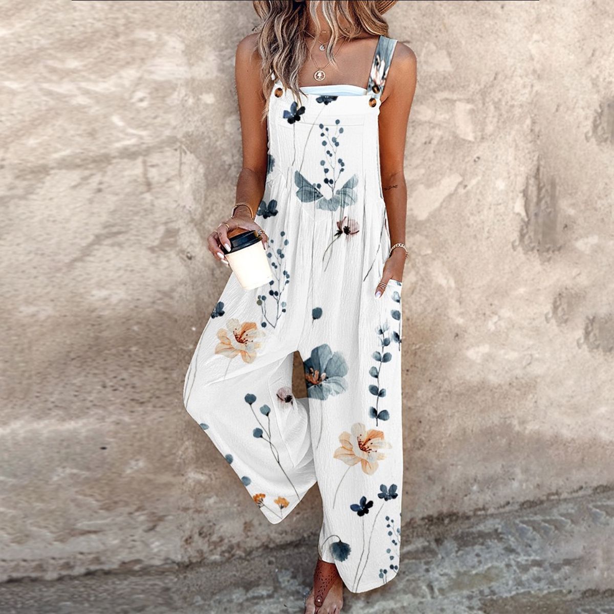 Elira | Geblümter Jumpsuit mit Charme