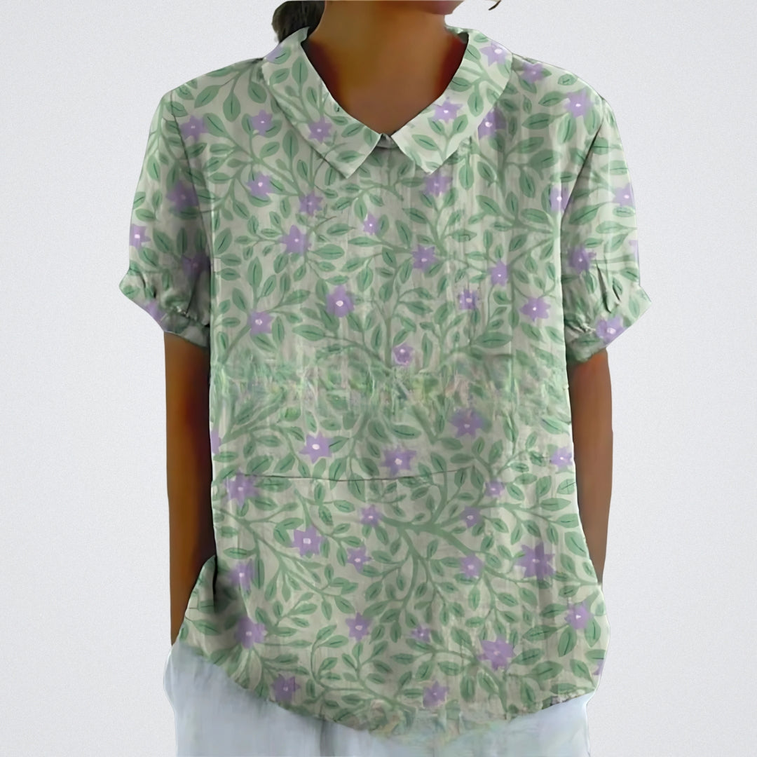 Anneliese | Blumenmuster Bluse