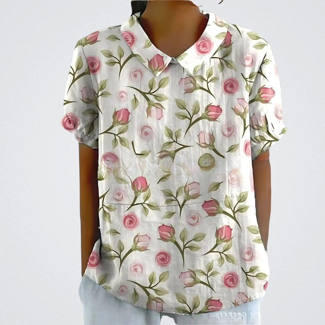 Anneliese | Blumenmuster Bluse
