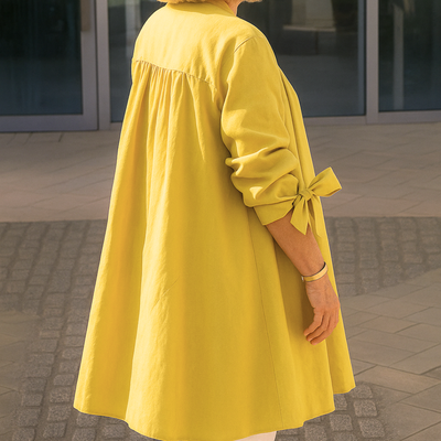 Burgunda | Bluse mit Schleifenärmeln
