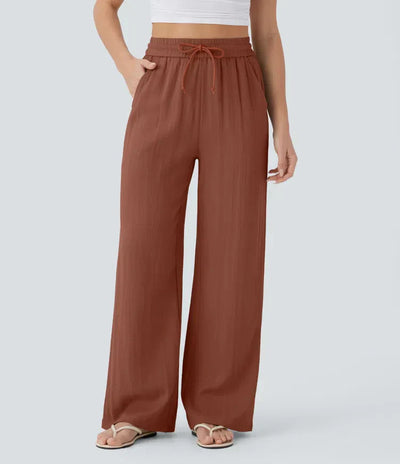 Leontine | Luftige Legere Leinenhose