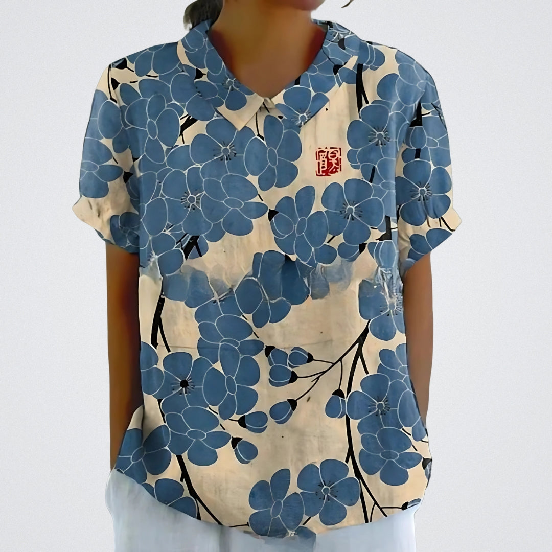 Anneliese | Blumenmuster Bluse