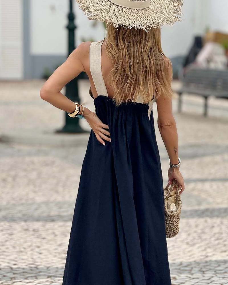 Dalina | Kleid mit Überkreuztem Ausschnitt