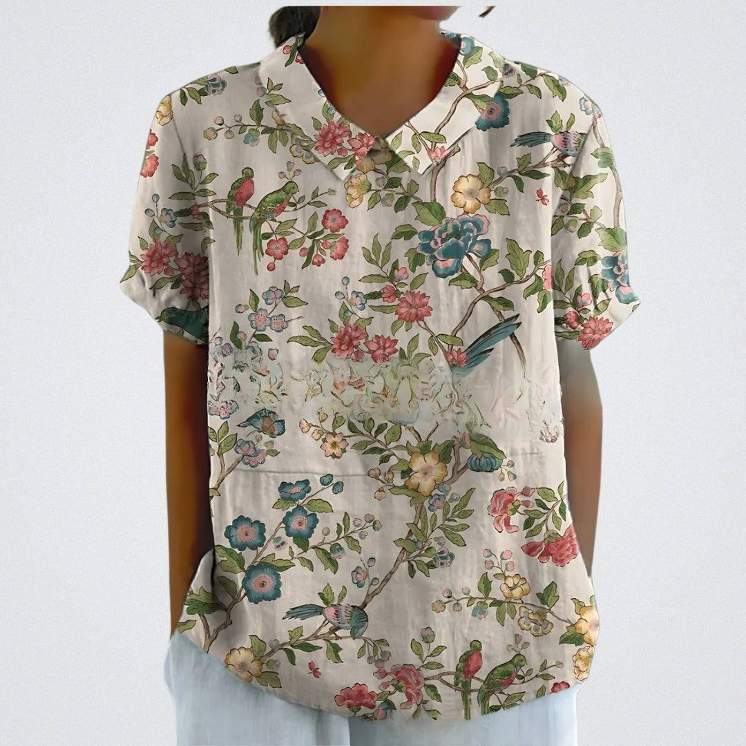 Anneliese | Blumenmuster Bluse