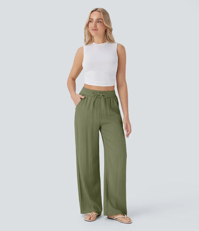 Leontine | Luftige Legere Leinenhose