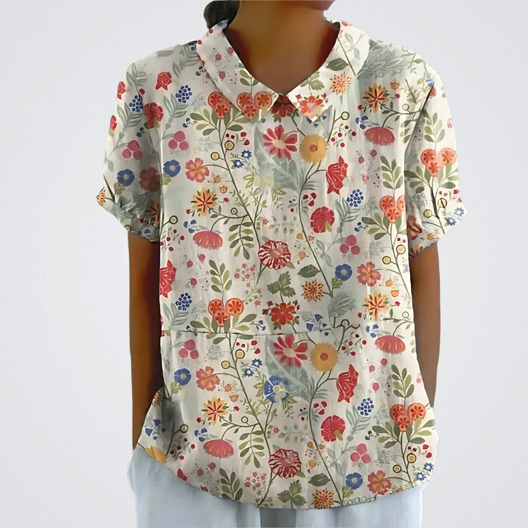 Anneliese | Blumenmuster Bluse