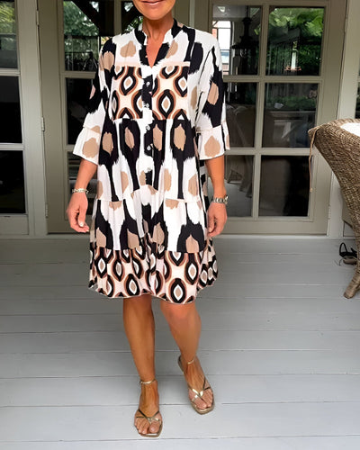 Selma | Bedrucktes Midi-Kleid