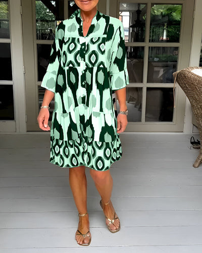 Selma | Bedrucktes Midi-Kleid