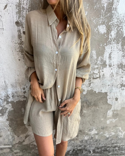 Brunhildis | Freizeit Set aus Shirt & Shorts