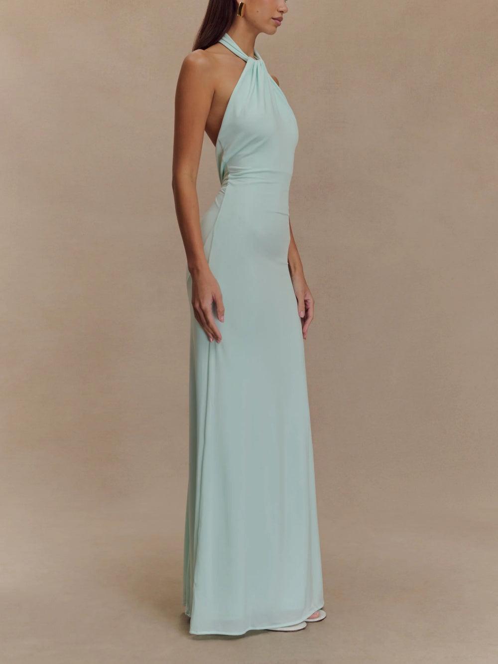 Lunaria | Maxi-Kleid mit Neckholder für Besondere Anlässe