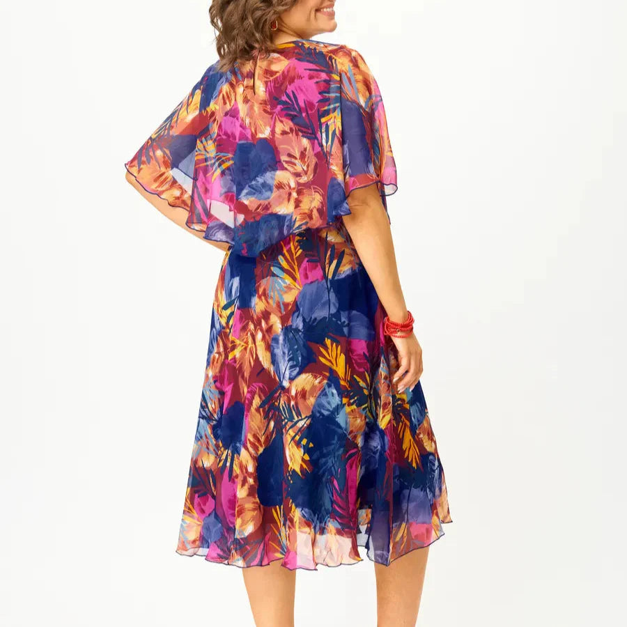 Miralyn | Bequemes Chiffonkleid in Plusgröße