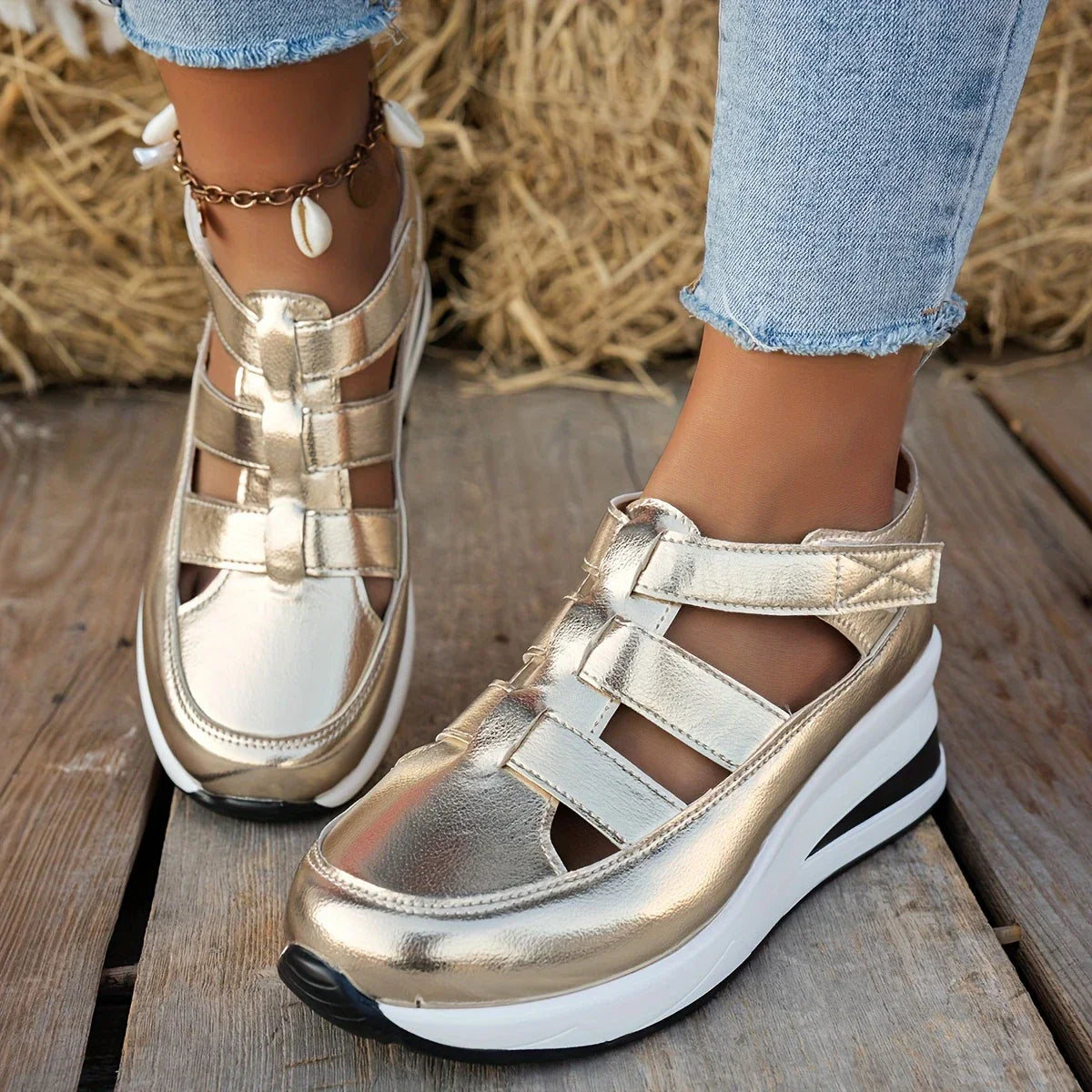 Adelgunde | Ergonomische Damensandalen mit Stil
