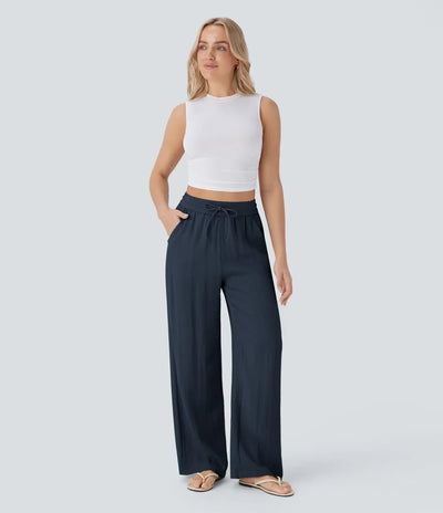 Leontine | Luftige Legere Leinenhose