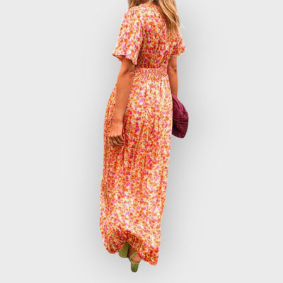 Róisín | Maxi-Kleid mit V-Ausschnitt