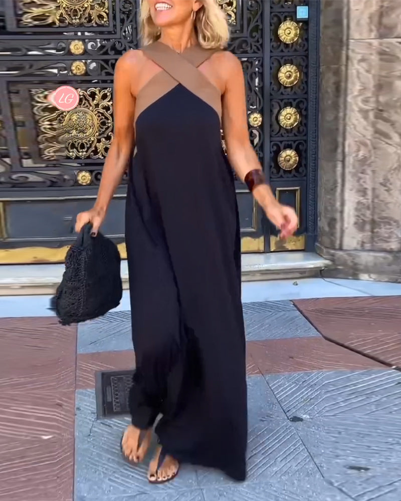Dalina | Kleid mit Überkreuztem Ausschnitt