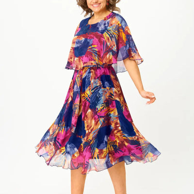 Miralyn | Bequemes Chiffonkleid in Plusgröße