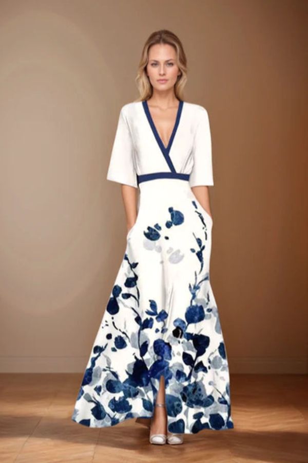 Ottilie | Zeitloses Blumen-Kleid