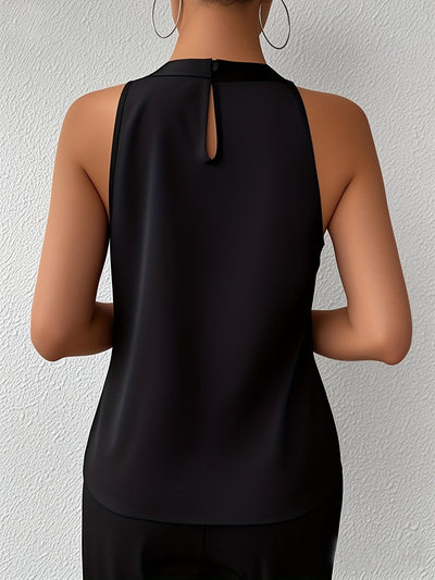 Solene | Satinbluse mit Schulterfreiem Schnitt