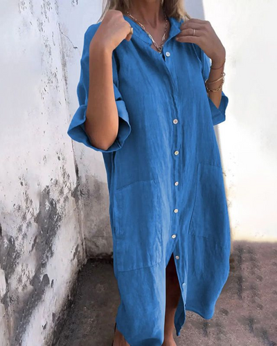Kundrie | Legeres Ibiza-Hemdblusenkleid