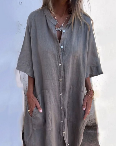Kundrie | Legeres Ibiza-Hemdblusenkleid