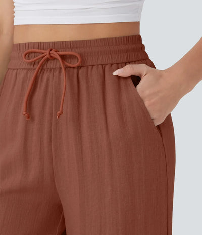 Leontine | Luftige Legere Leinenhose