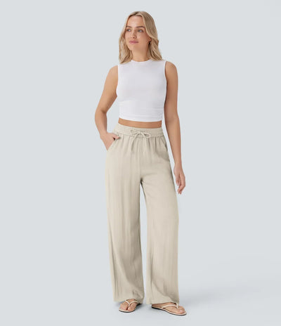 Leontine | Luftige Legere Leinenhose