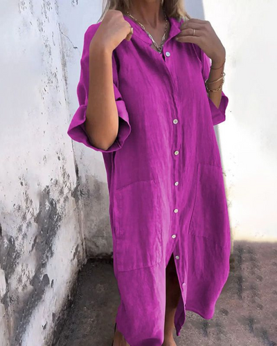 Kundrie | Legeres Ibiza-Hemdblusenkleid