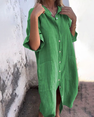 Kundrie | Legeres Ibiza-Hemdblusenkleid