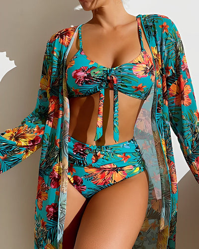 Ondina | Luxuriöses Bikini- und Pareo-Set