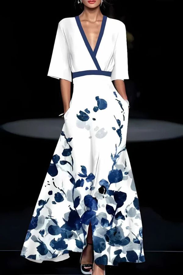Ottilie | Zeitloses Blumen-Kleid