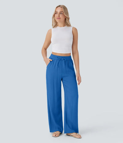 Leontine | Luftige Legere Leinenhose
