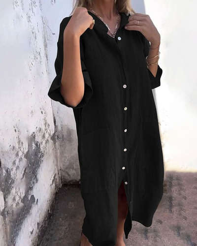 Kundrie | Legeres Ibiza-Hemdblusenkleid