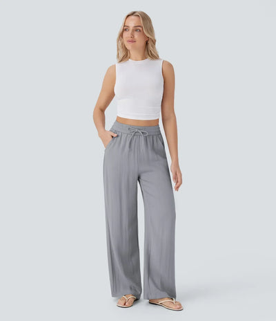 Leontine | Luftige Legere Leinenhose