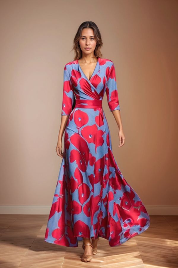 Ottilie | Zeitloses Blumen-Kleid