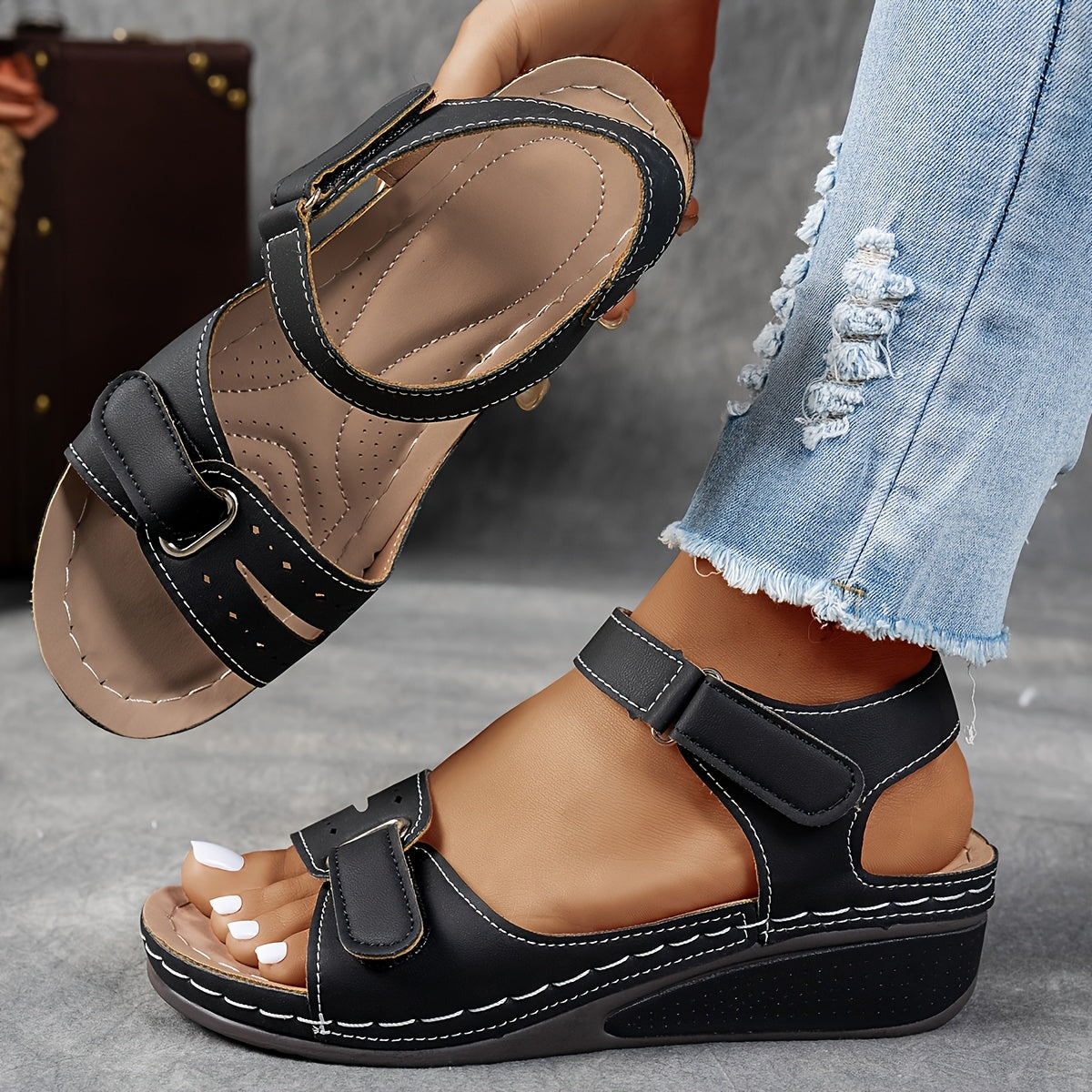 Alwine | Orthopädische Damensandalen