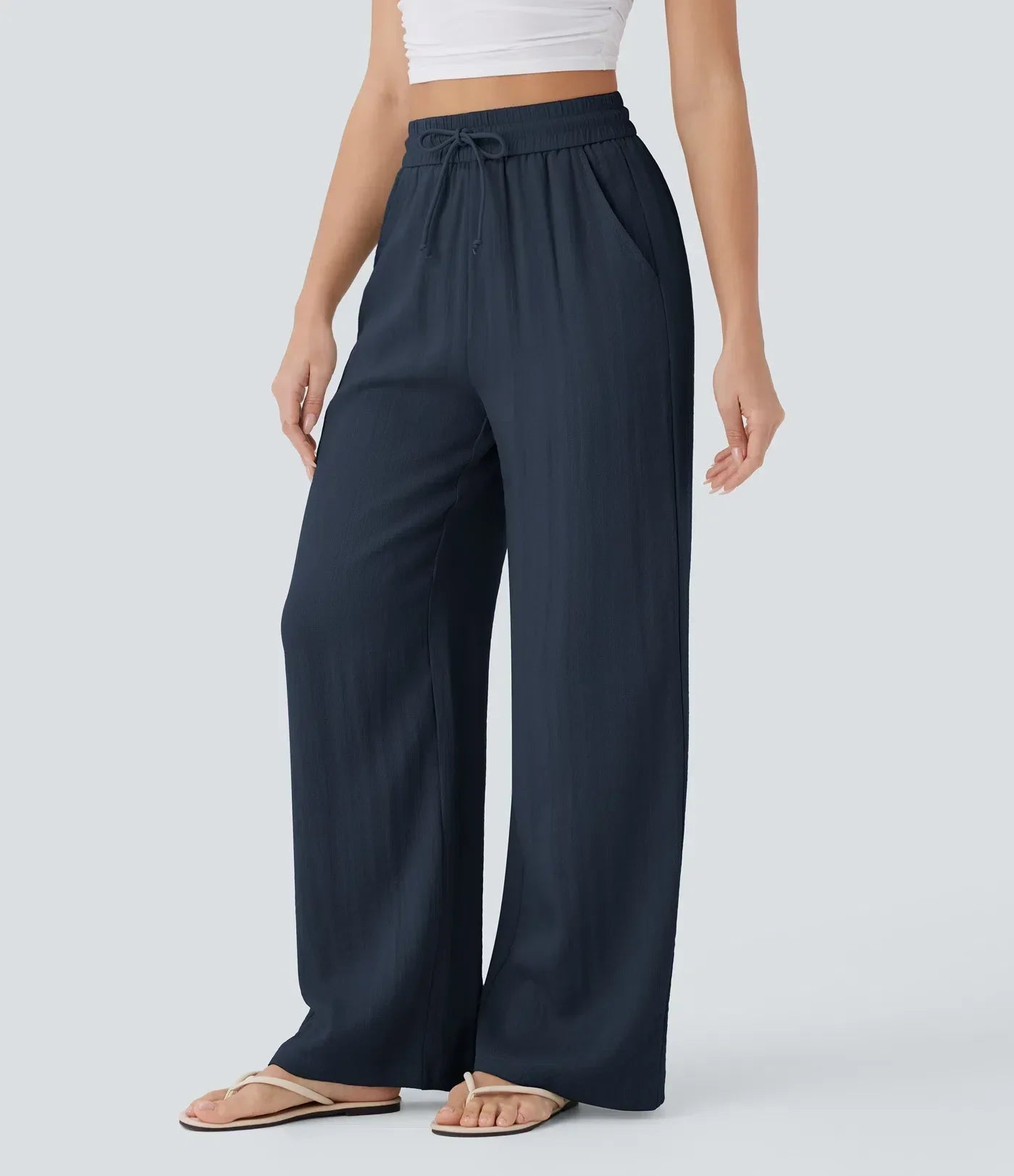 Leontine | Luftige Legere Leinenhose