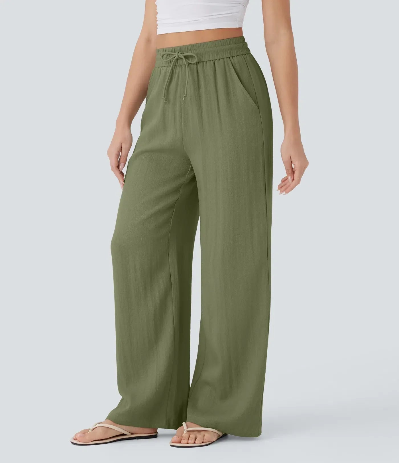 Leontine | Luftige Legere Leinenhose