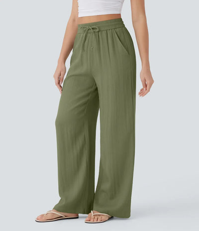 Leontine | Luftige Legere Leinenhose