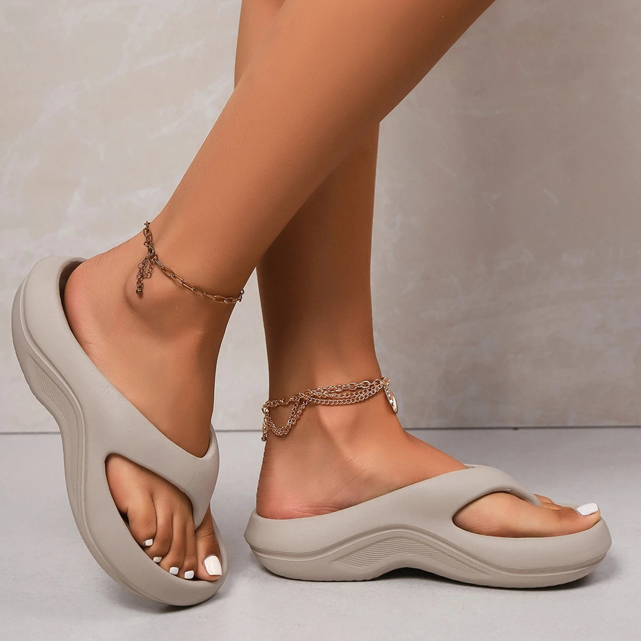 Gudula | Elegante Leichte Pantoletten