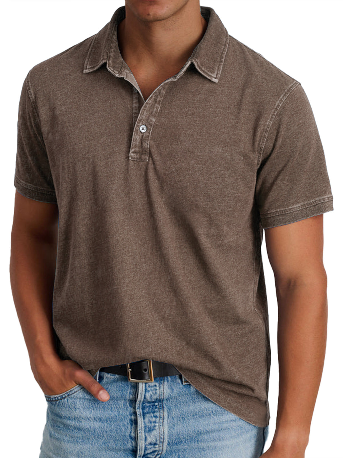 Aurelian | Polo mit Kragen