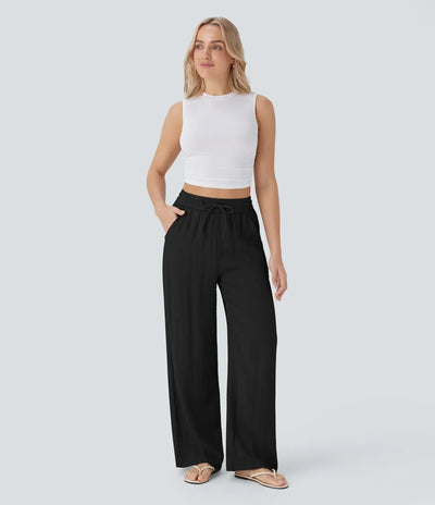 Leontine | Luftige Legere Leinenhose