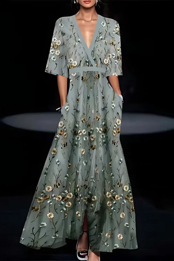 Ottilie | Zeitloses Blumen-Kleid
