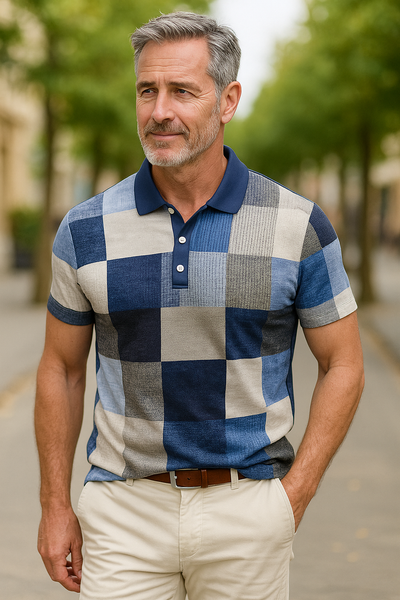 Bastianus | Klassisches Karo-Poloshirt