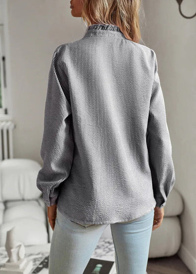 Loretta | Bluse mit Rüschenärmeln