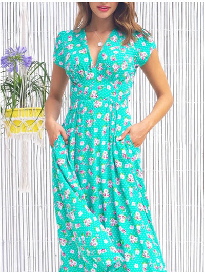 Liora | Midikleid mit Knopfleiste