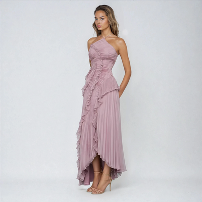 Hildegard | Fliederfarbenes Abendkleid