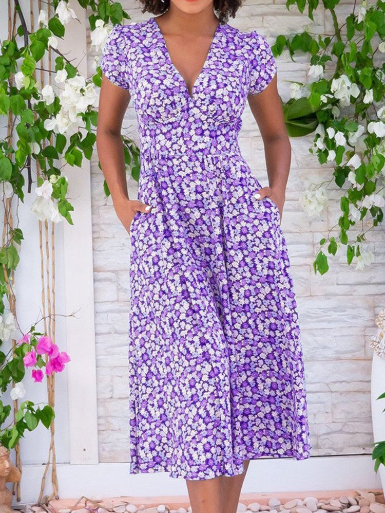 Liora | Midikleid mit Knopfleiste