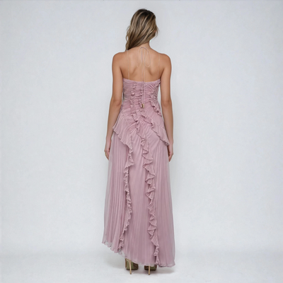 Hildegard | Fliederfarbenes Abendkleid