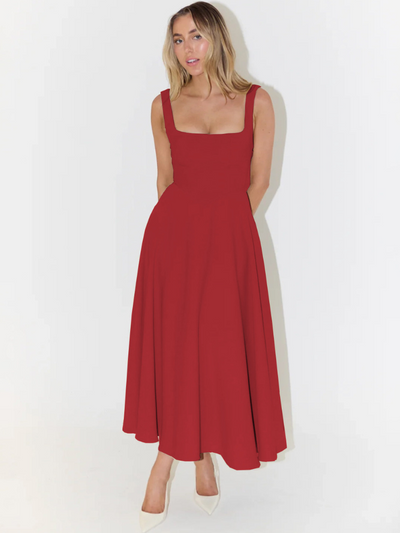 Rowena | Elegantes Kleid in Rot
